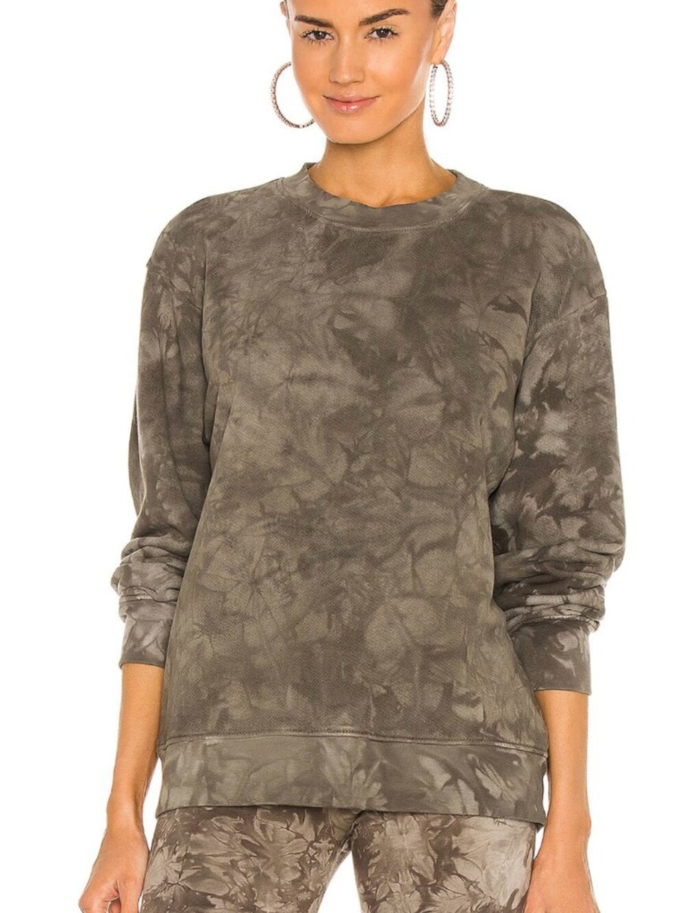 COTTON CITIZEN The Brooklyn Oversized Sweatshirt in Ash Crystal Size Small
